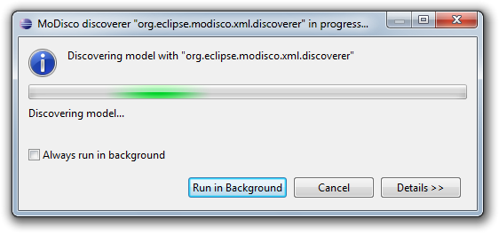 MoDisco discoverer org.eclipse.modisco.xml.discoverer in progress.png