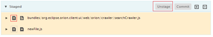Orion-status-page-unstage-action.png
