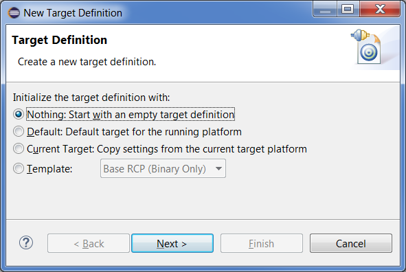 Oomph PDE Create Empty Target Definition.png