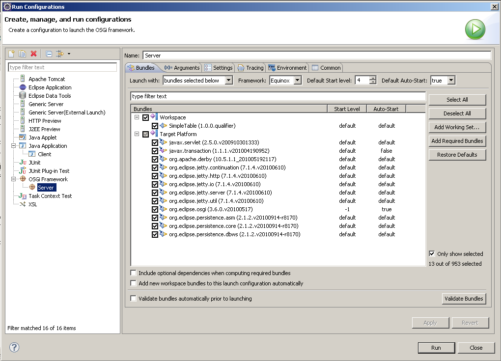 EclipseLink DBWS with OSGi NewLaunch.png