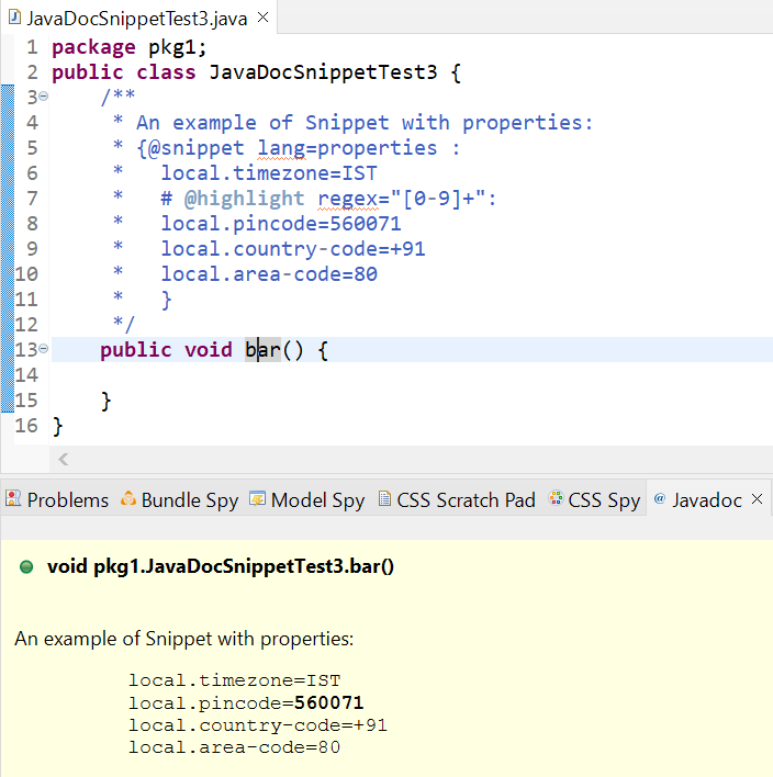 Javadoc with Properties Snippet.png