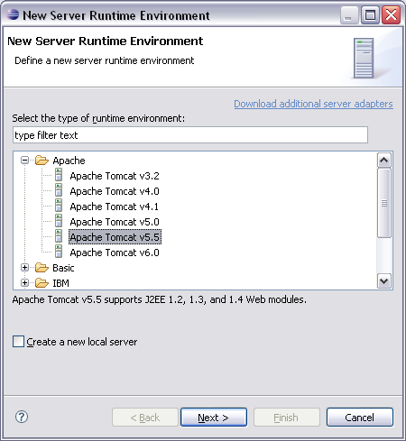 Image:Tomcat_Preference_In_Eclipse_For_COSMOS_SDK_Step_1.PNG