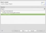 Select Plug-In Project