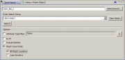 The Quick Search view
