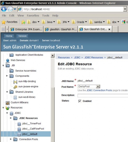 Image:Glassfish admin jdbc derby details.JPG