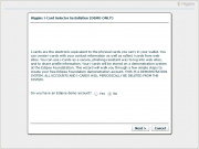 Account provisioning wizard