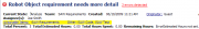 Actionable Items hyperlink location (artificially highlighted)
