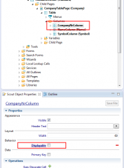 Hide Primary Key column