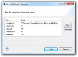 PRISM state space properties