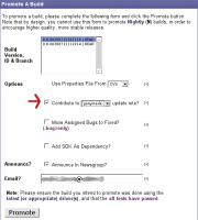 Build Promotion Page