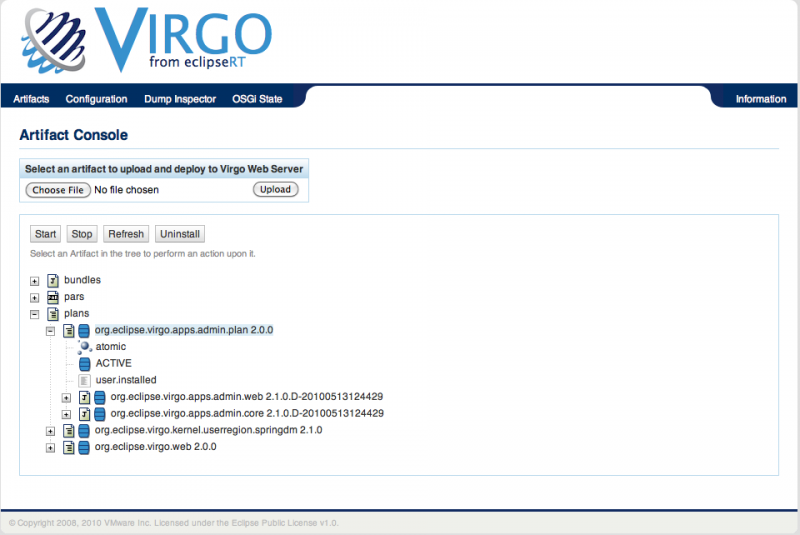File:VirgoAdminConsoleArtifacts.png