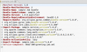 MANIFEST.MF bundle sample.job