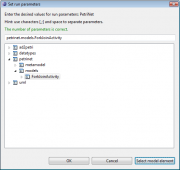 The Transformation Runner dialog, ready to run the PNML generator
