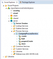 Load and persist data in CompanyProcessService