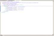 The XSD source editing of an XSD artifact