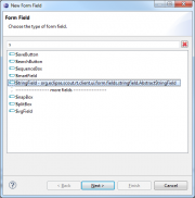 Set datatype for Form Field