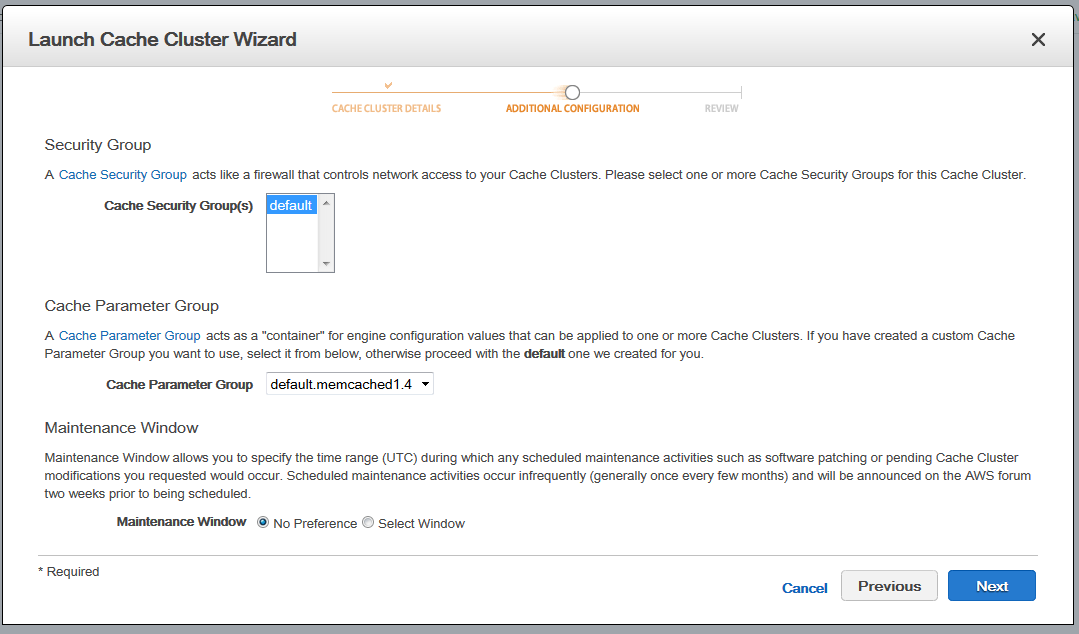 Scout cloud aws add memcached additional configuration.png