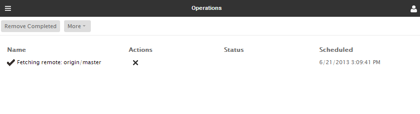 Operations page
