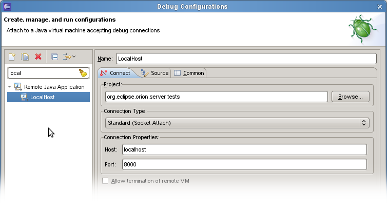 Orion Releng RemoteJava localHost.png