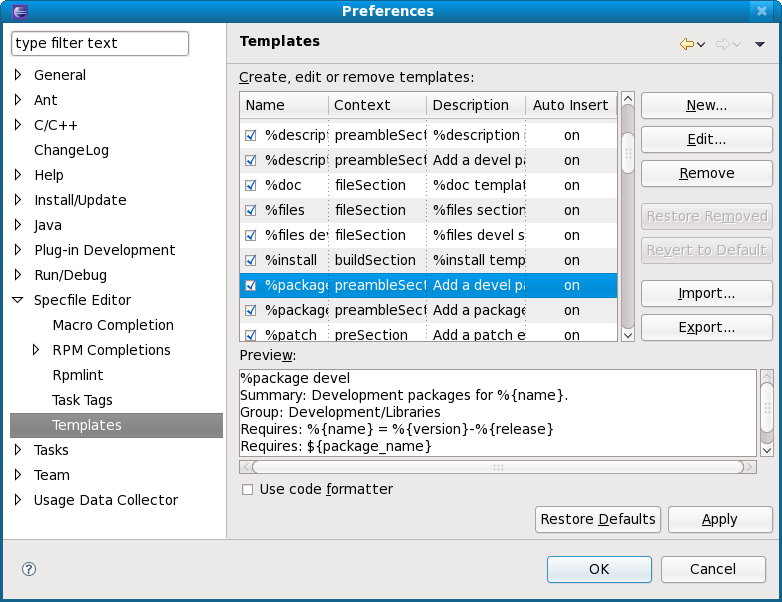 Specfile settings templates.png