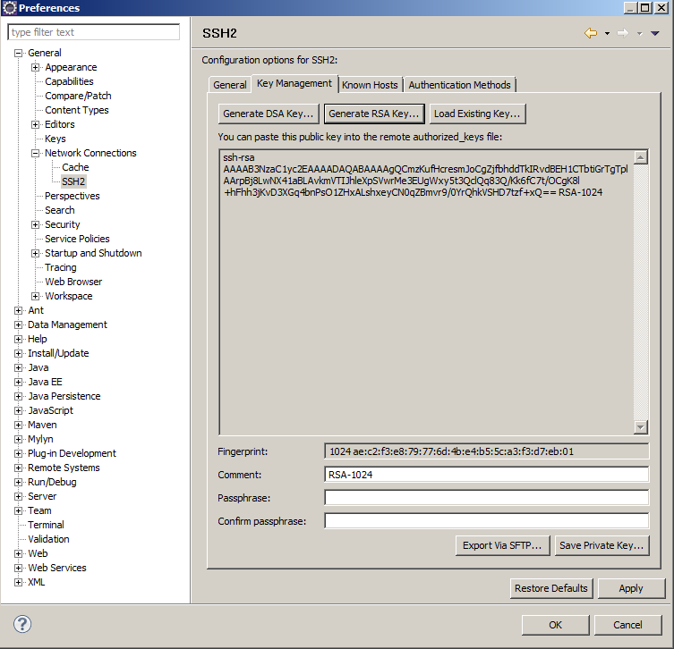 Lyo Eclipse SSH Config.png