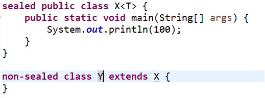 Java Code Daily on X: Sealed classes in Java 17, allow you to