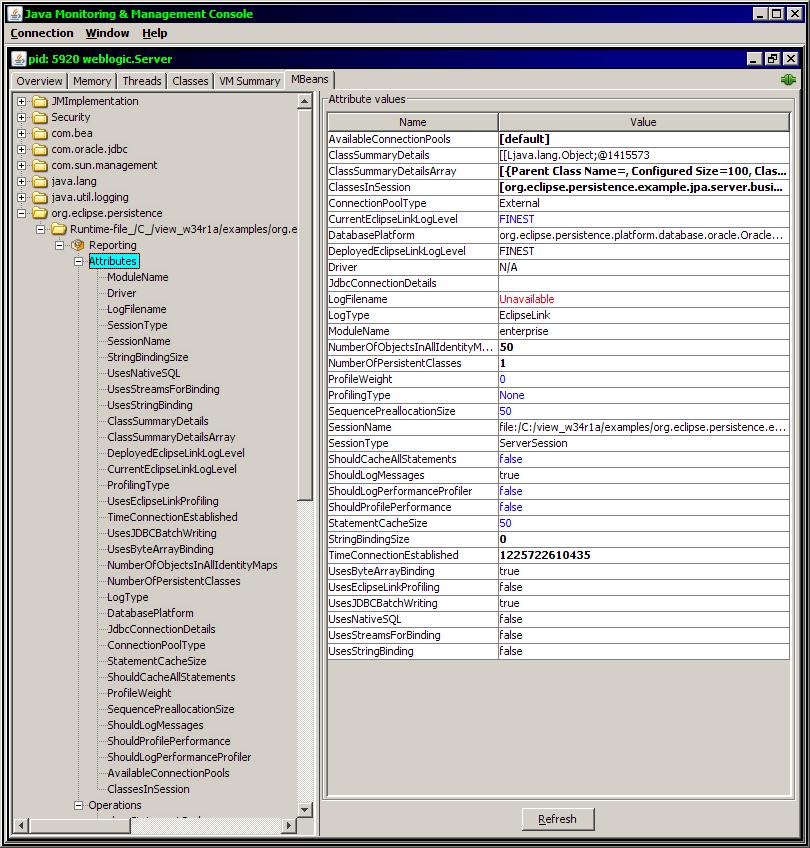 Runtime weblogic specific mbean screen cap.JPG