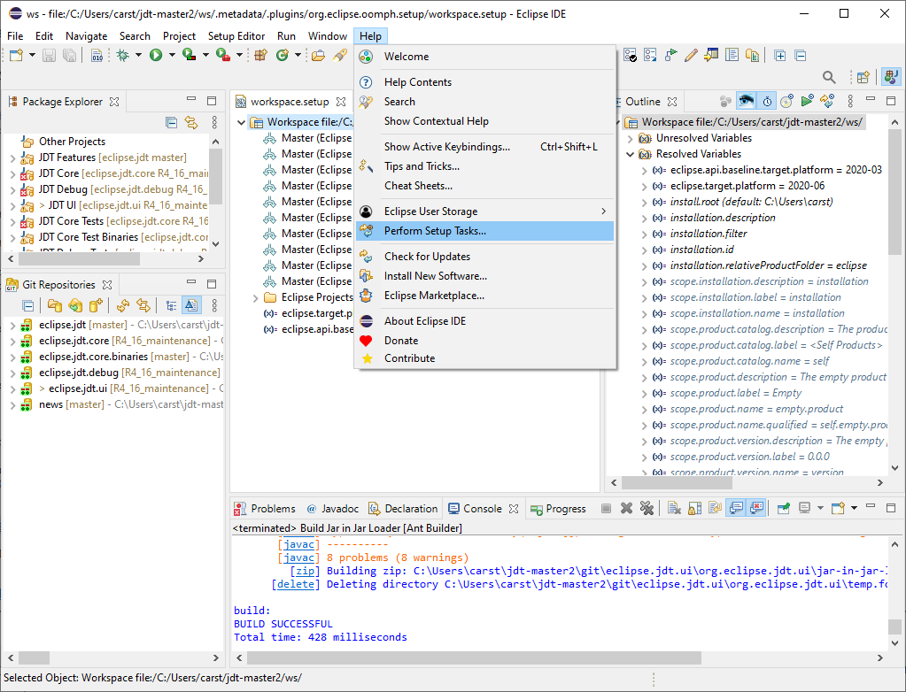 Jdt Code Setup Using Oomph Eclipsepedia