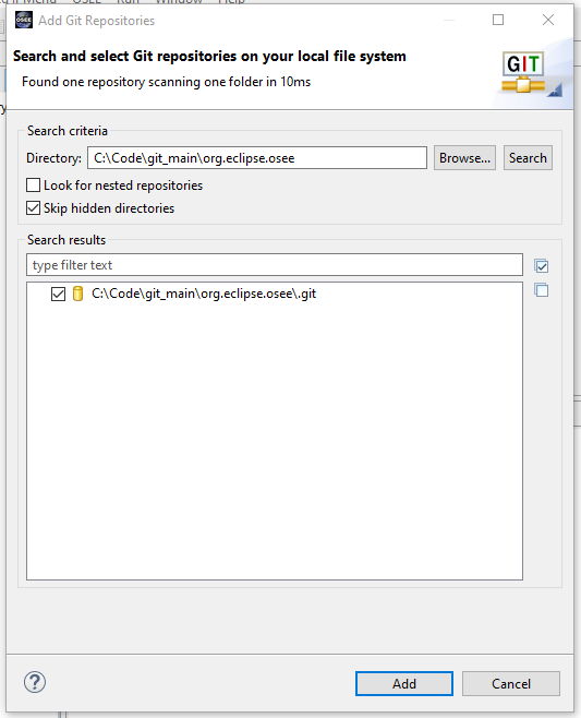 7 - select and add the org.eclipse.osee Git repo.png
