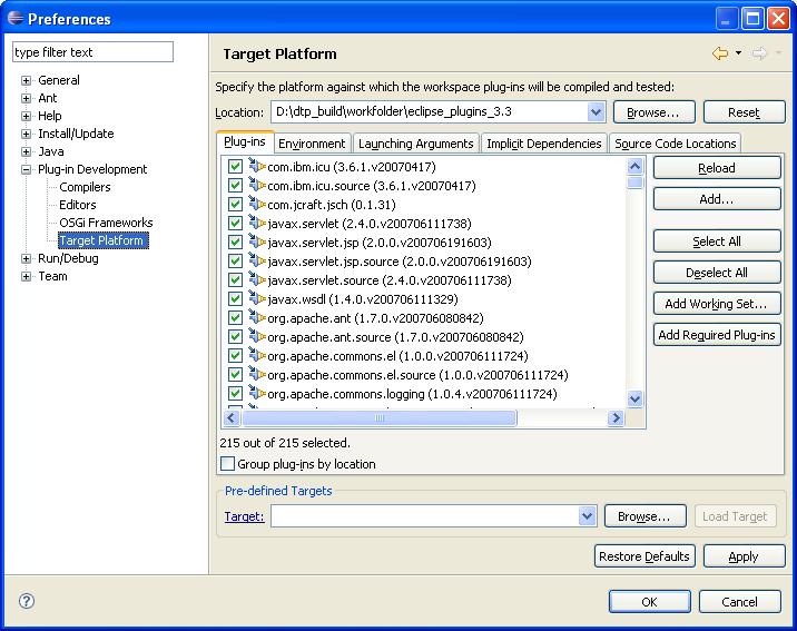 DTP Development Environment - Eclipsepedia