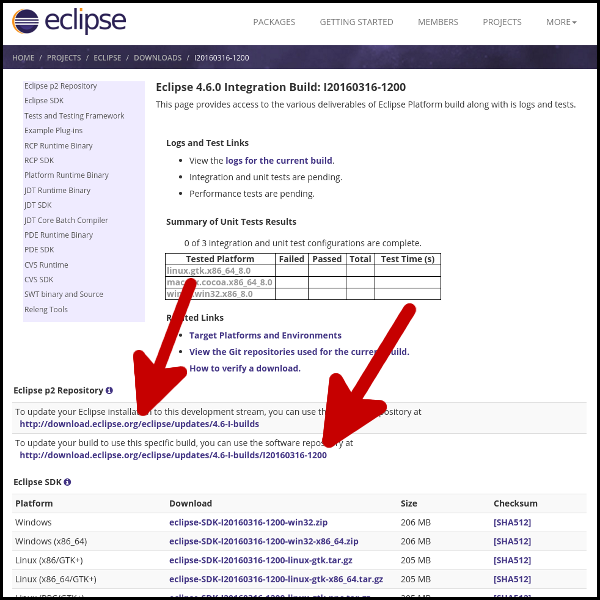 Upsetup-Eclipse Download Page.png