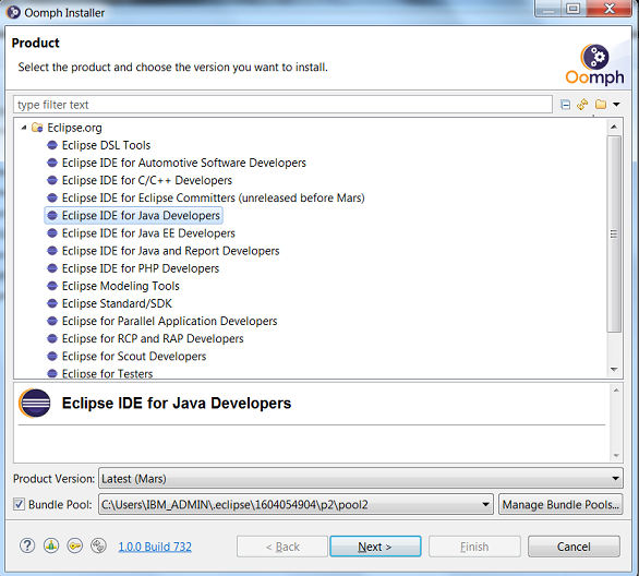 JDT Code Setup Using Oomph Eclipsepedia