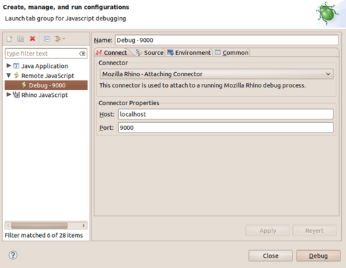 JSDT/Debug/Rhino/Embedding Rhino Debugger - Eclipsepedia