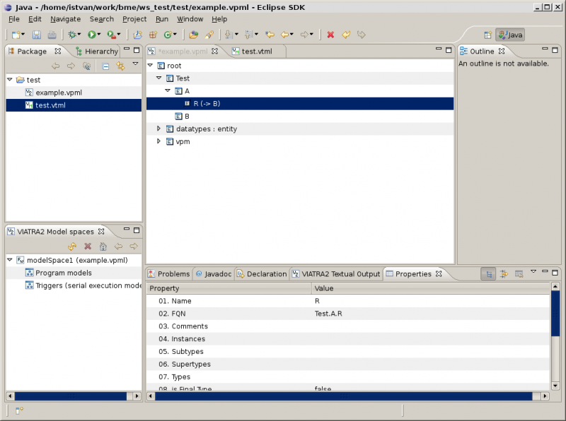 VIATRA2/GettingStarted/Hello World Transformation - Eclipsepedia