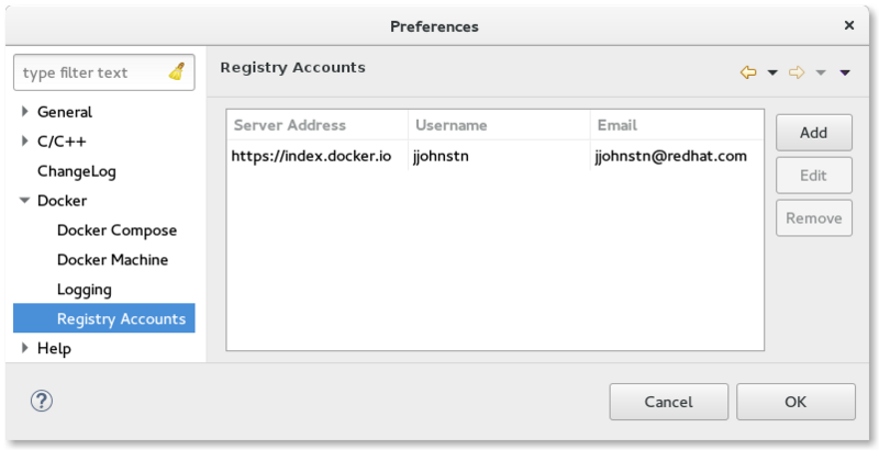 File:LinuxToolsDockerPreferencesRegistryAccounts.png