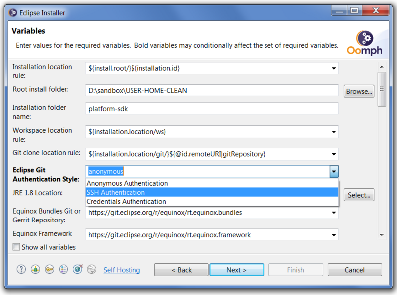 Oomph Installer Advanced Platform SDK Variables With Style Promp.png