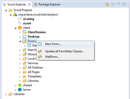 Scout/Tutorial/3.8/webservices/Create WsLogForm - Eclipsepedia