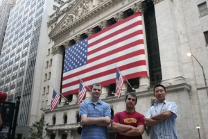 Bridge team at New York Stock Exchange